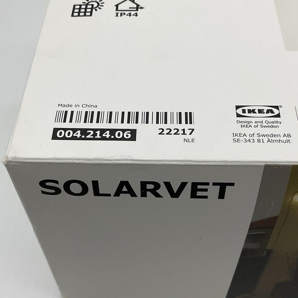 IKEA Solarvet Lantern 24 LED Solar Powered String Light Set 004.214.06 - Picture 3 of 7